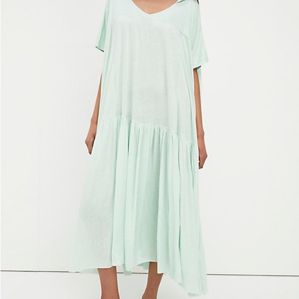 Free People Beach Just Add Sun Maxi Dress size Small in mint